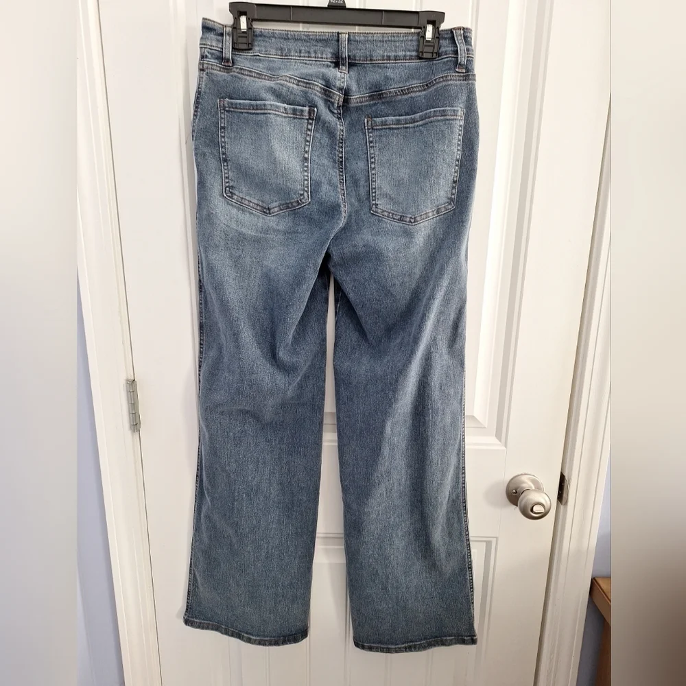 NWT Sanctuary Denim Womens Wide Leg Stretch Cotton Blend Jeans Size 28 - Picture 2 of 5